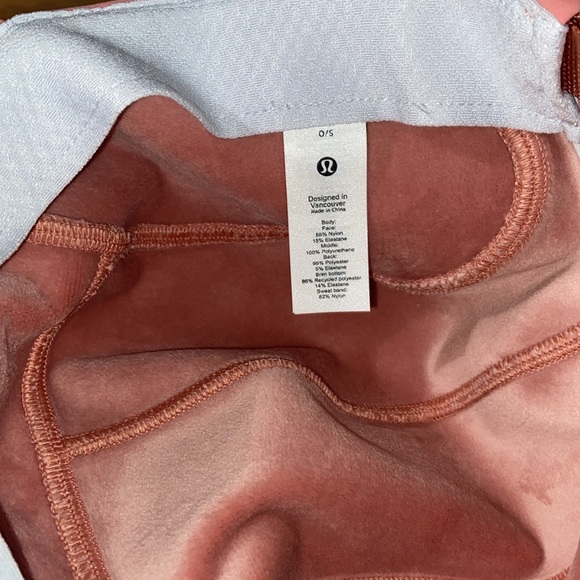 LULULEMON Glyde Velvet Fleece Hat Pink savannah. One size, adjustable. - Picture 4 of 4